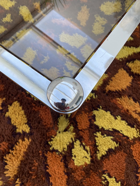 Image 1 of Space Age Couchtisch aus Chrom