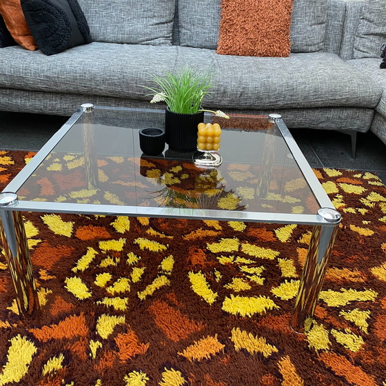 Image 1 of Space Age Couchtisch aus Chrom