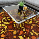 Space Age Couchtisch aus Chrom