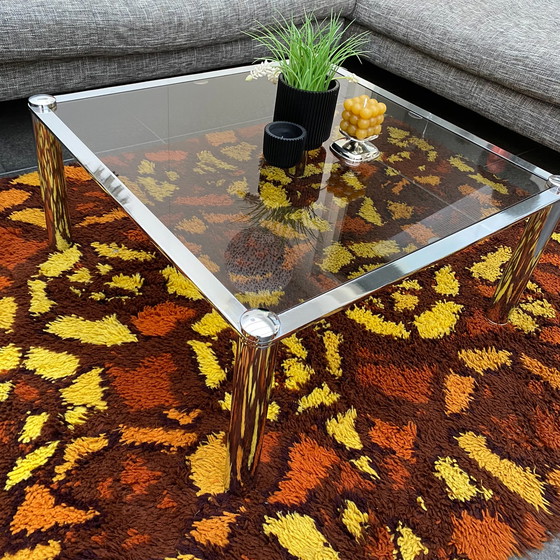 Image 1 of Space Age Couchtisch aus Chrom