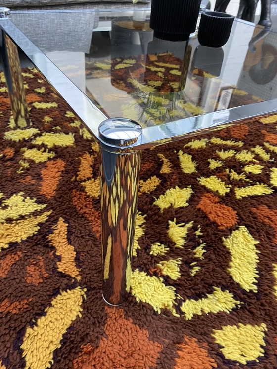 Image 1 of Space Age Couchtisch aus Chrom