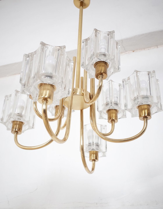 Image 1 of Peill & Putzler 8-armig Kristallglas Lampe Leuchte