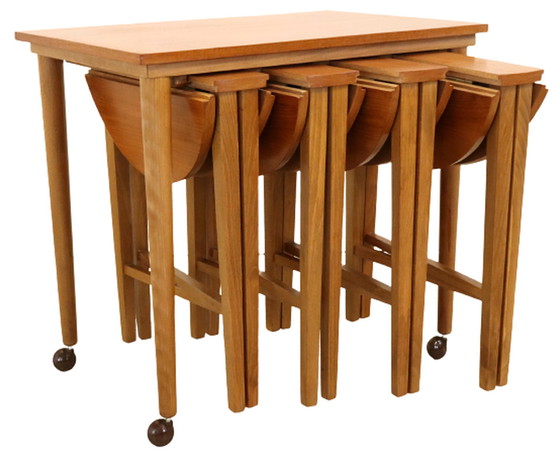 Image 1 of Poul Hundevad Set Satztische Mimiset Vintage