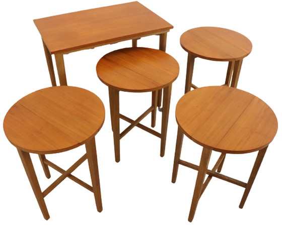 Image 1 of Poul Hundevad Set Satztische Mimiset Vintage