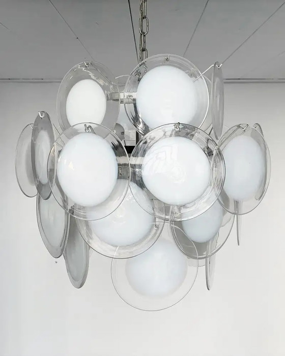 Image 1 of Gino Vistosi Kronleuchter und 2 Wandlampen