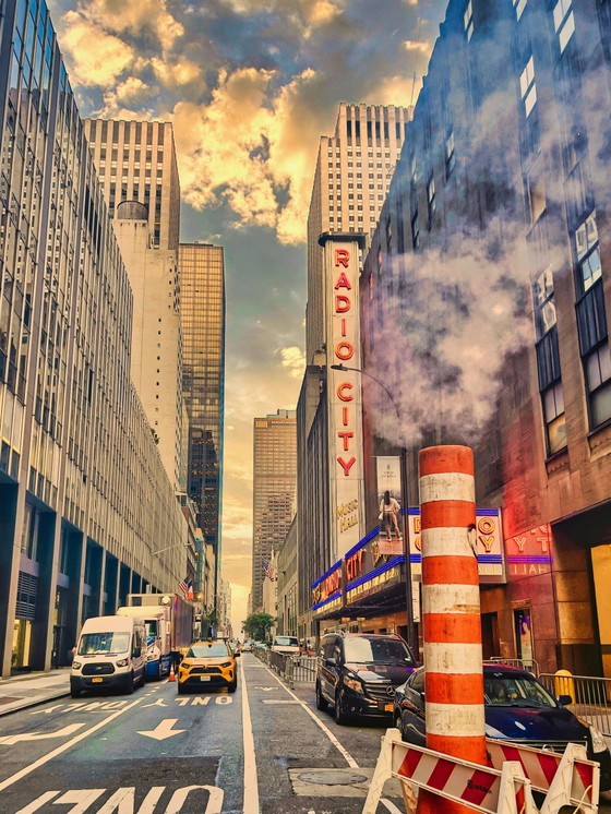 Kopie Van Radio City Street View – Fotografie, Paper (photo 2 of 7)