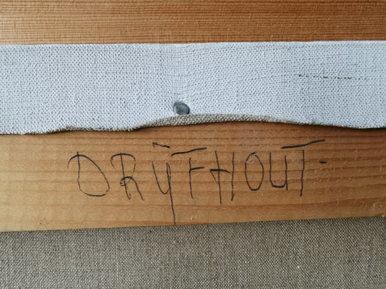 Image 1 of W-J Kersten - Treibholz - Kunstwerk 1979 - 190 x 110 cm.