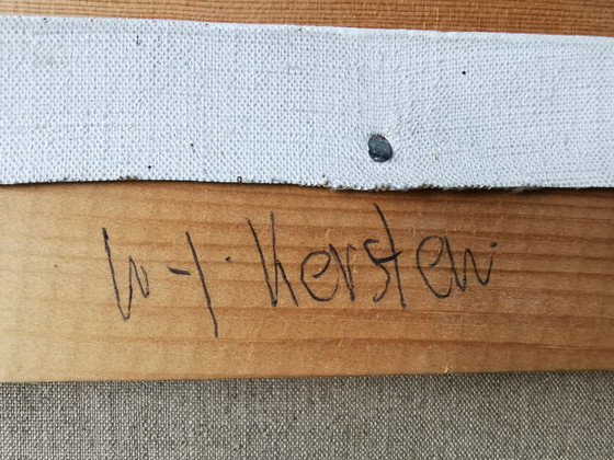 Image 1 of W-J Kersten - Treibholz - Kunstwerk 1979 - 190 x 110 cm.