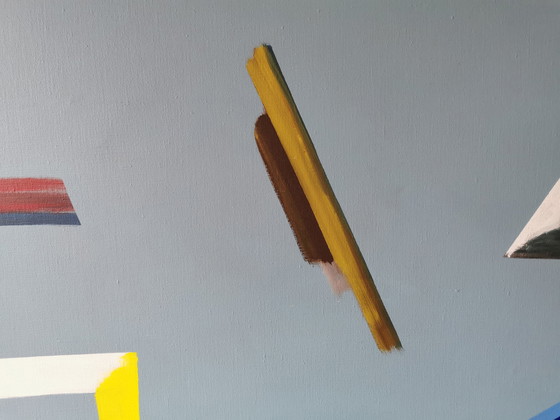 Image 1 of W-J Kersten - Treibholz - Kunstwerk 1979 - 190 x 110 cm.