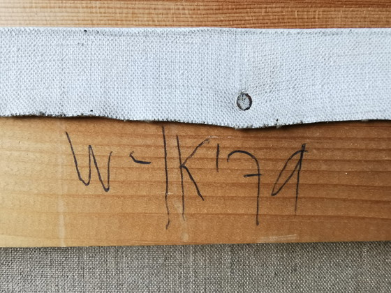 Image 1 of W-J Kersten - Treibholz - Kunstwerk 1979 - 190 x 110 cm.