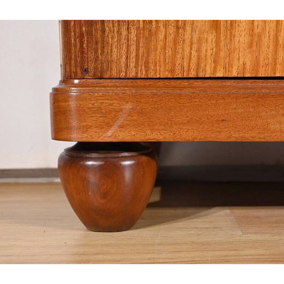 Image 1 of Vintage Art Deco Bücherregal aus blondem Mahagoni, 1940