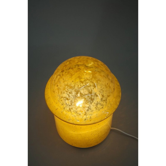 Image 1 of Vintage Space Age Stehlampe aus geblasenem Glas, Tschechoslowakei 1970