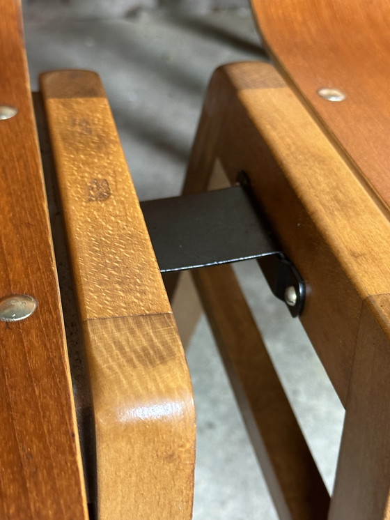 Image 1 of Skandinavische Stühle (8er-Serie) Aus Thermogeformter Buche 1960'S