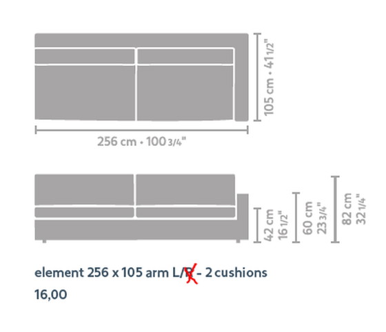 Image 1 of Linteloo Fabio 3-Sitzer-Sofa + Longchair