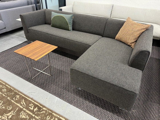 Image 1 of Gelderland 4800 Ecksofa Andes Stoff Beige/Schwarzgrau