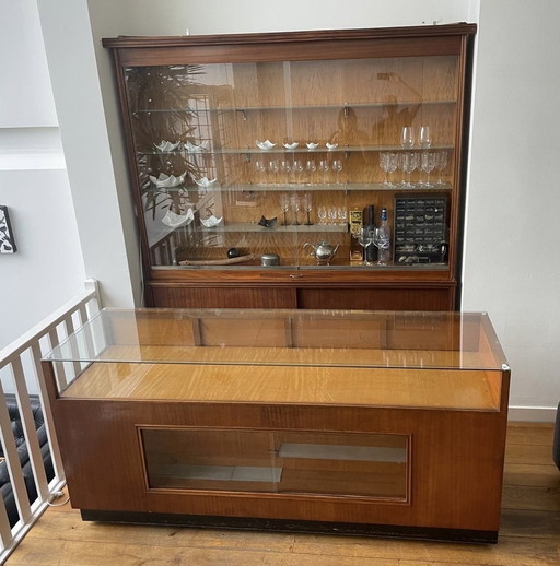 Vitrine Mid Century 50er Jahre