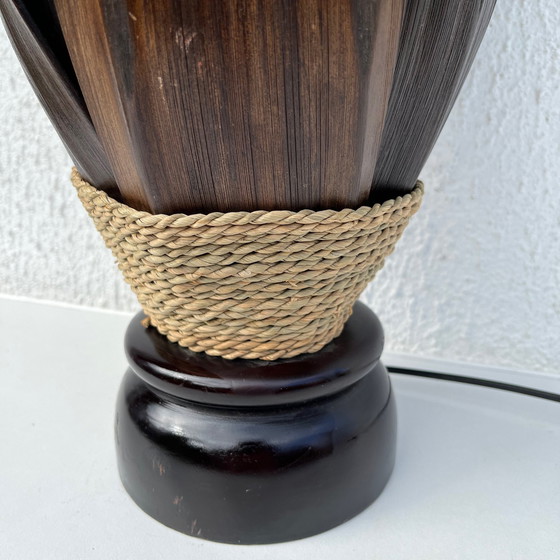 Image 1 of Lampe Aus Bananenblättern