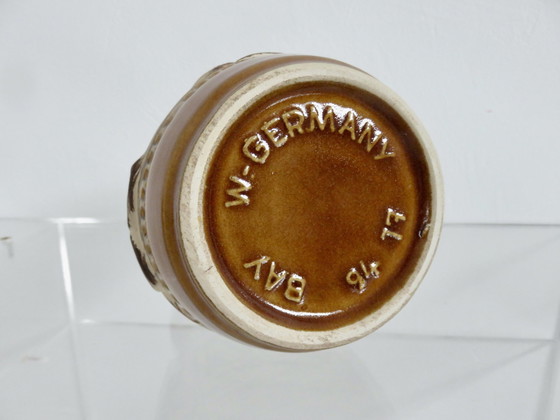 Image 1 of Keramikvase West Germany Mit Blumenmuster, 60er Jahre