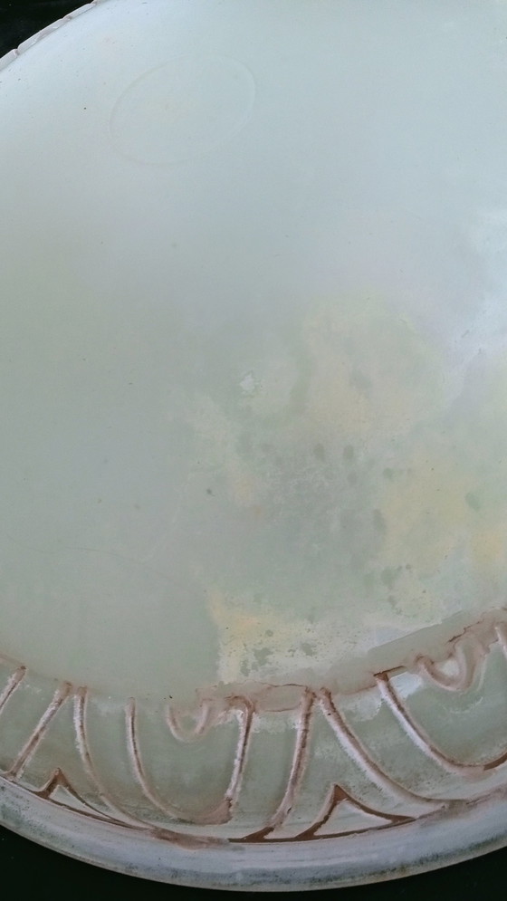 Image 1 of Italien Versace Marmor Glas Deckenleuchte mit Kupfer