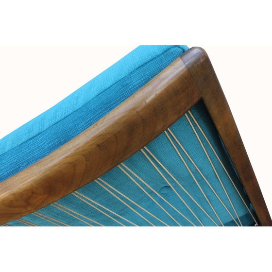 Image 1 of Vintage Stuhl, Hans Mitzlaff in Petrol 1950s