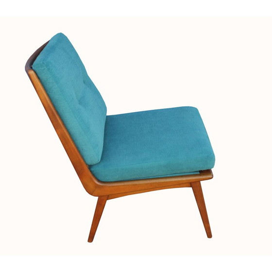 Image 1 of Vintage Stuhl, Hans Mitzlaff in Petrol 1950s