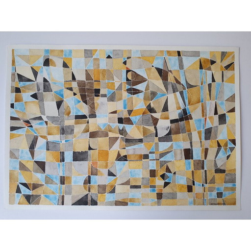 Klassisches Aquarell auf Papier n 484 von Jérémie Iordanoff, 2007