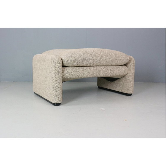 Image 1 of Fußbank "Maralunga", Vintage, von Vico Magistretti für Cassina, Italien