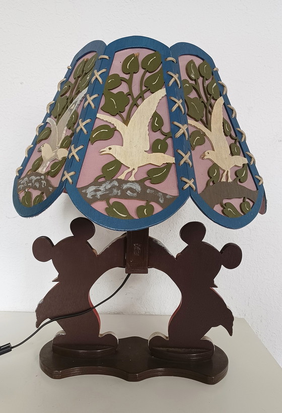 Image 1 of Vintage Mickey Mouse Lampe Sechziger Jahre
