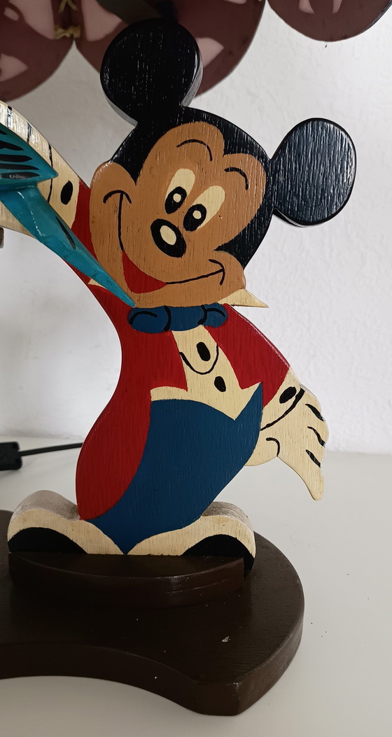 Image 1 of Vintage Mickey Mouse Lampe Sechziger Jahre