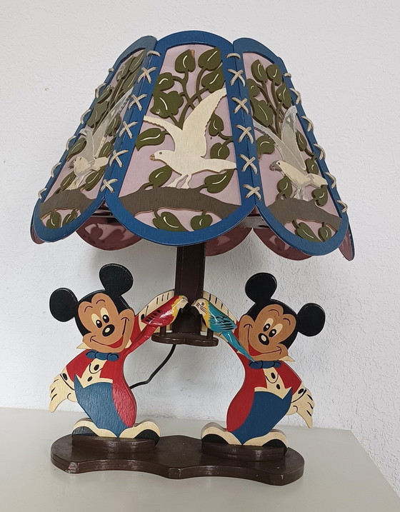 Image 1 of Vintage Mickey Mouse Lampe Sechziger Jahre
