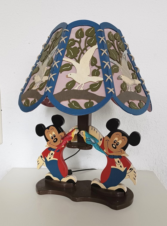 Image 1 of Vintage Mickey Mouse Lampe Sechziger Jahre