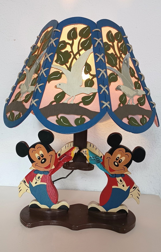 Image 1 of Vintage Mickey Mouse Lampe Sechziger Jahre