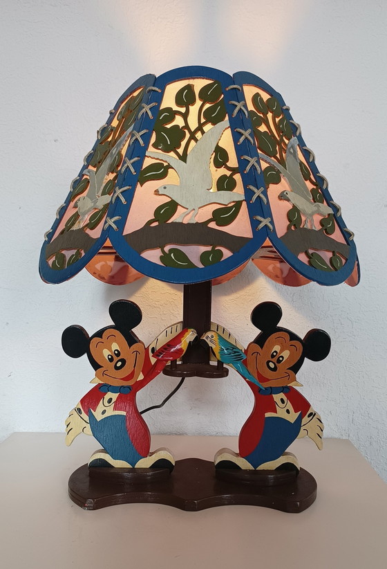 Image 1 of Vintage Mickey Mouse Lampe Sechziger Jahre