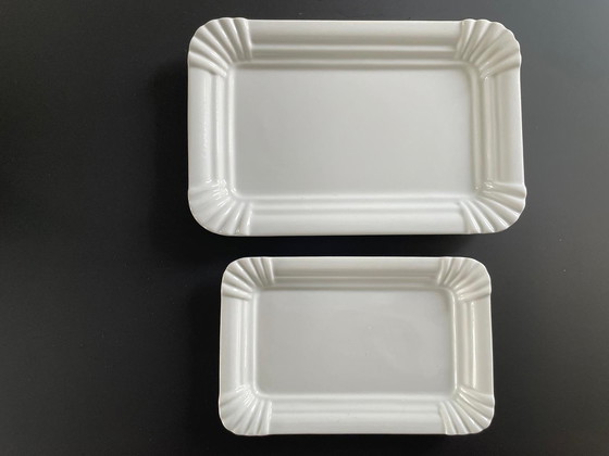 Image 1 of Satz von zwei Keramik-Chip-Tellern, Marke Royal Houseware