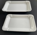 Satz von zwei Keramik-Chip-Tellern, Marke Royal Houseware