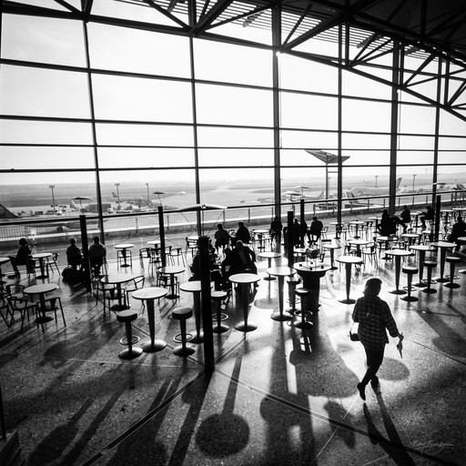 Robbert Frank Hagens– Warten am Frankfurter Flughafen