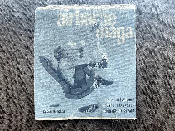 Image 1 of Mid-Century Sessel Modell Deauville von Marc & Pierre Simon für Aribone mit Originaletikett