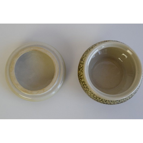 Image 1 of Dose aus glasierter Keramik von Ditmar Urbach, Tschechoslowakei 1960