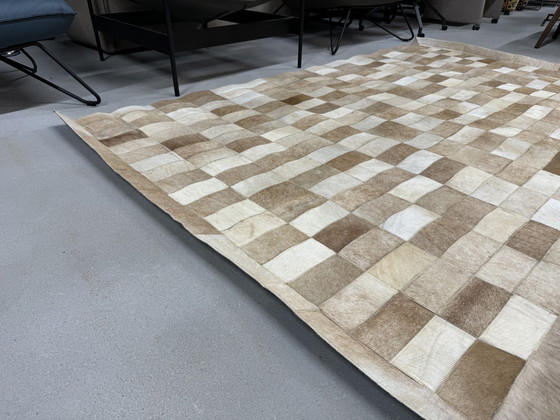 Image 1 of Teppich Patchwork-Kuhteppich 152x242