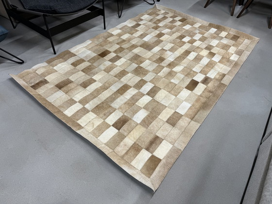 Image 1 of Teppich Patchwork-Kuhteppich 152x242