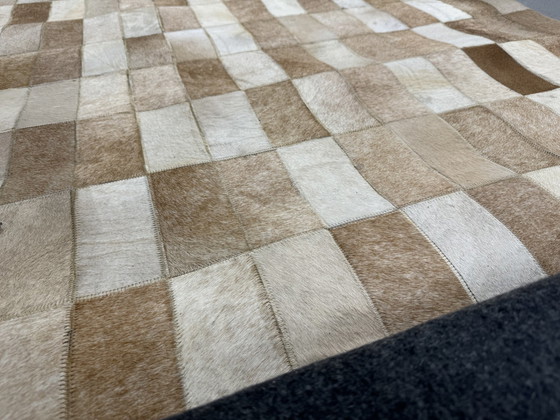 Image 1 of Teppich Patchwork-Kuhteppich 152x242