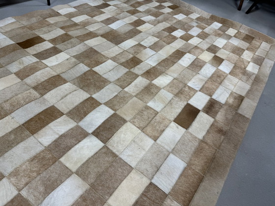 Image 1 of Teppich Patchwork-Kuhteppich 152x242