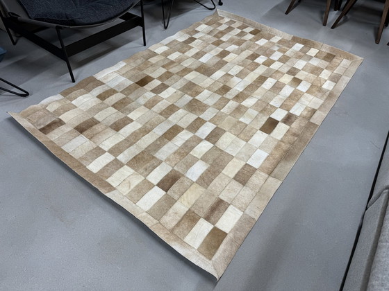 Image 1 of Teppich Patchwork-Kuhteppich 152x242