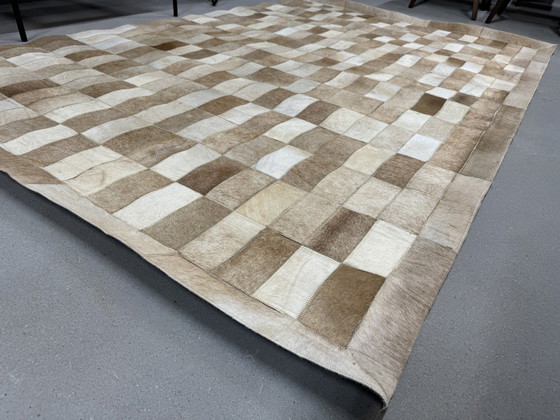 Image 1 of Teppich Patchwork-Kuhteppich 152x242