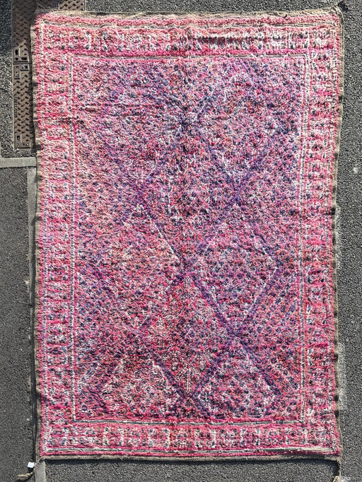 Mid Century-Teppich aus Marokko