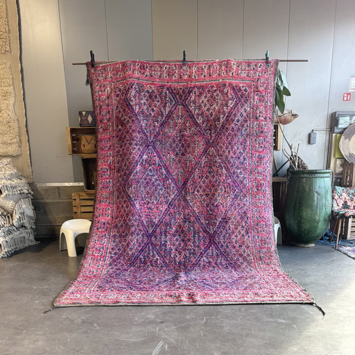 Mid Century-Teppich aus Marokko