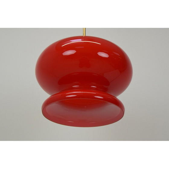 Image 1 of Hängeleuchte aus Glas, Tschechoslowakei 1960