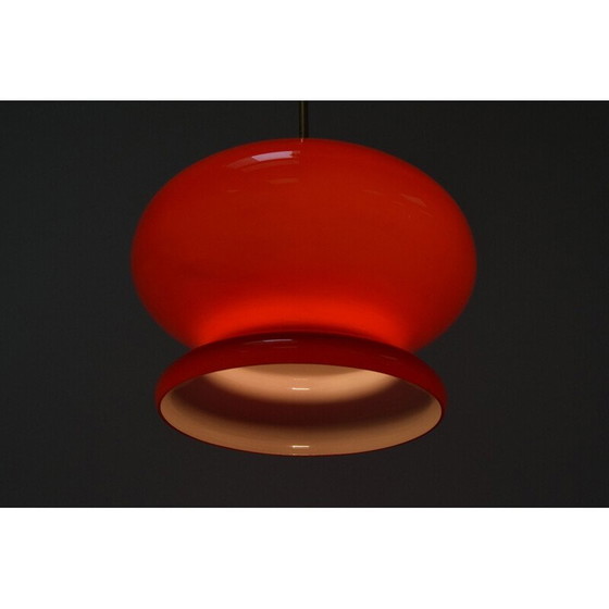 Image 1 of Hängeleuchte aus Glas, Tschechoslowakei 1960