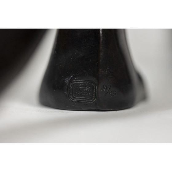 Image 1 of Alte Bronzeskulptur "Großer schwarzer Panther" von François Pompon, 2006