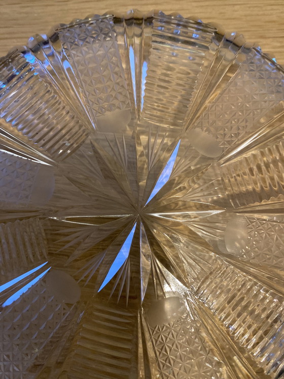 Image 1 of Mid Century Kristall Dessertteller